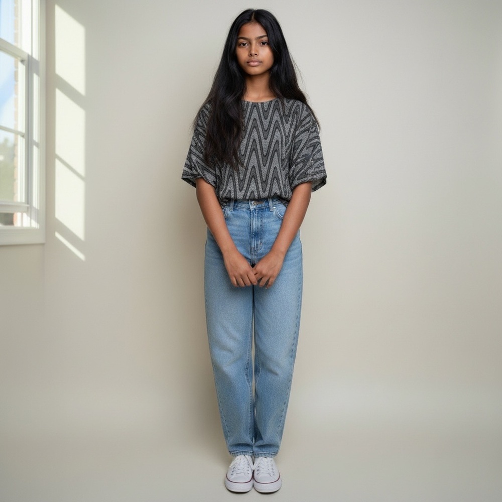 WS266 NWT Chances R Trendy Blouse Top L